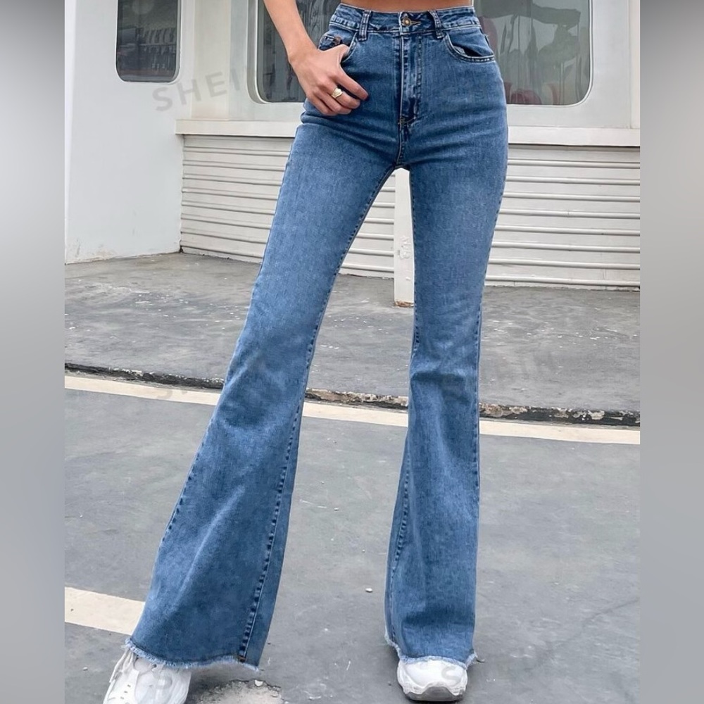 Eddie Bauer/Shein denim-pants lot of 2 sz4